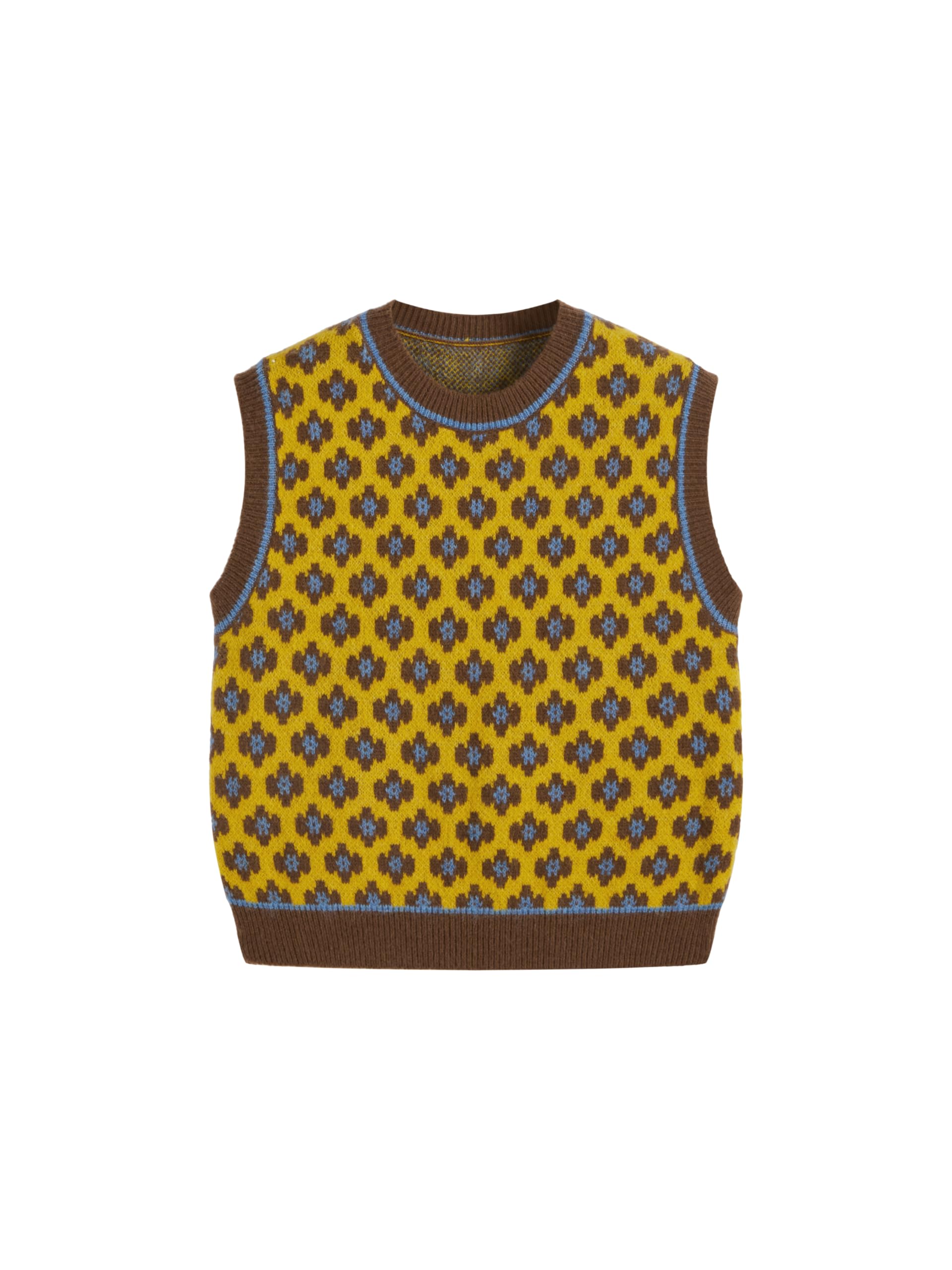 CIDER Sweater Vest Women Sleeveless Cropped Sweaters Cute Graphic Tank Tops Old Money Clothes Fall Outfits