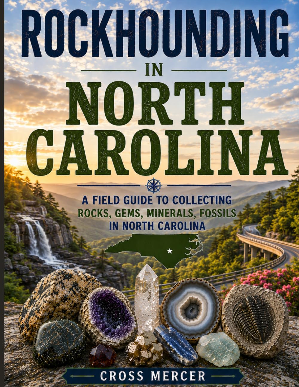Rockhounding in North Carolina: A Field Guide to Collecting Rocks, Gems, Minerals, and Fossils in North Carolina
