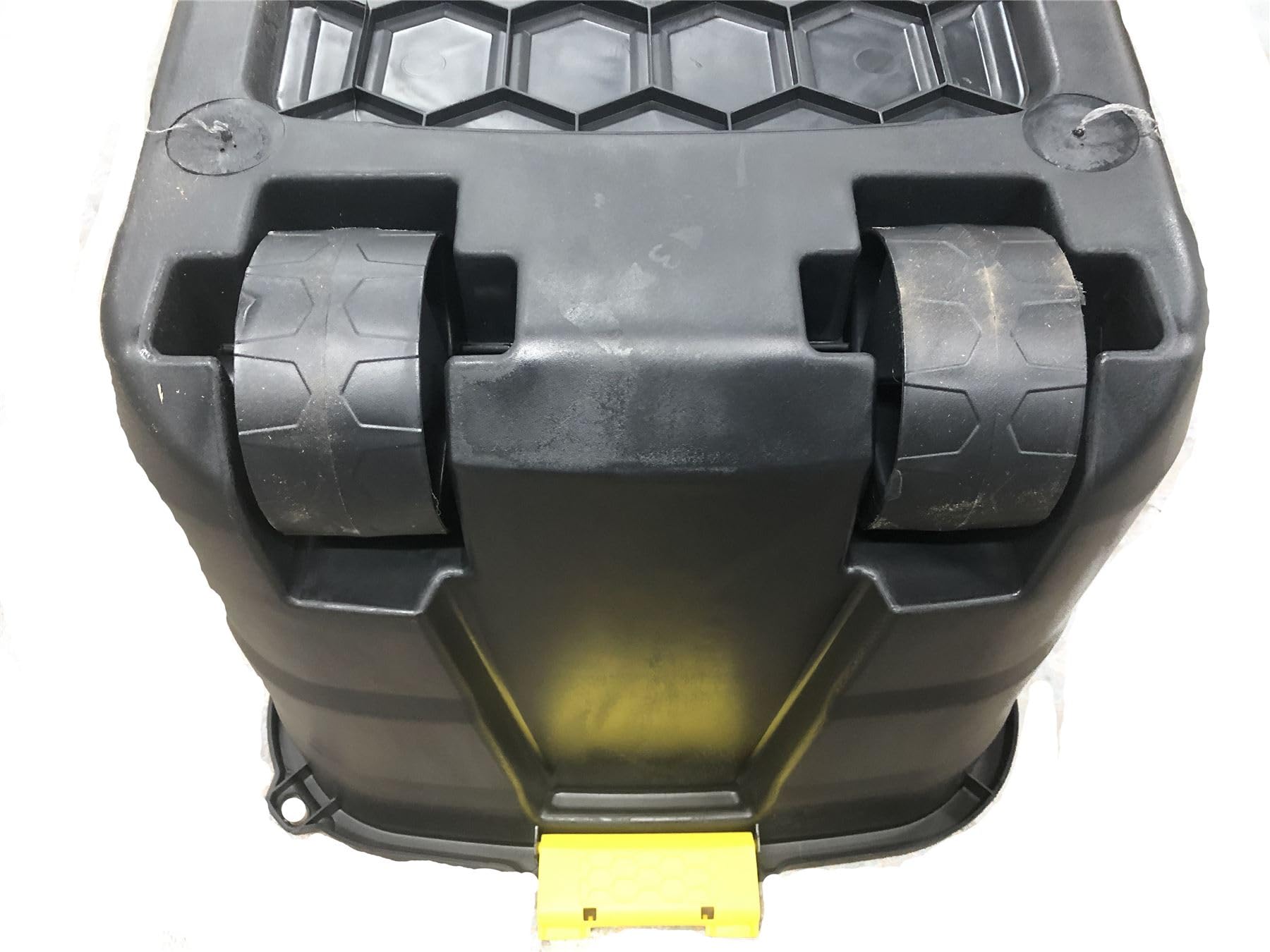 Originale organics Big 190L Heavy Duty Contenitore Plastica con Coperchio, Scatola Porta Oggetti su ruote
