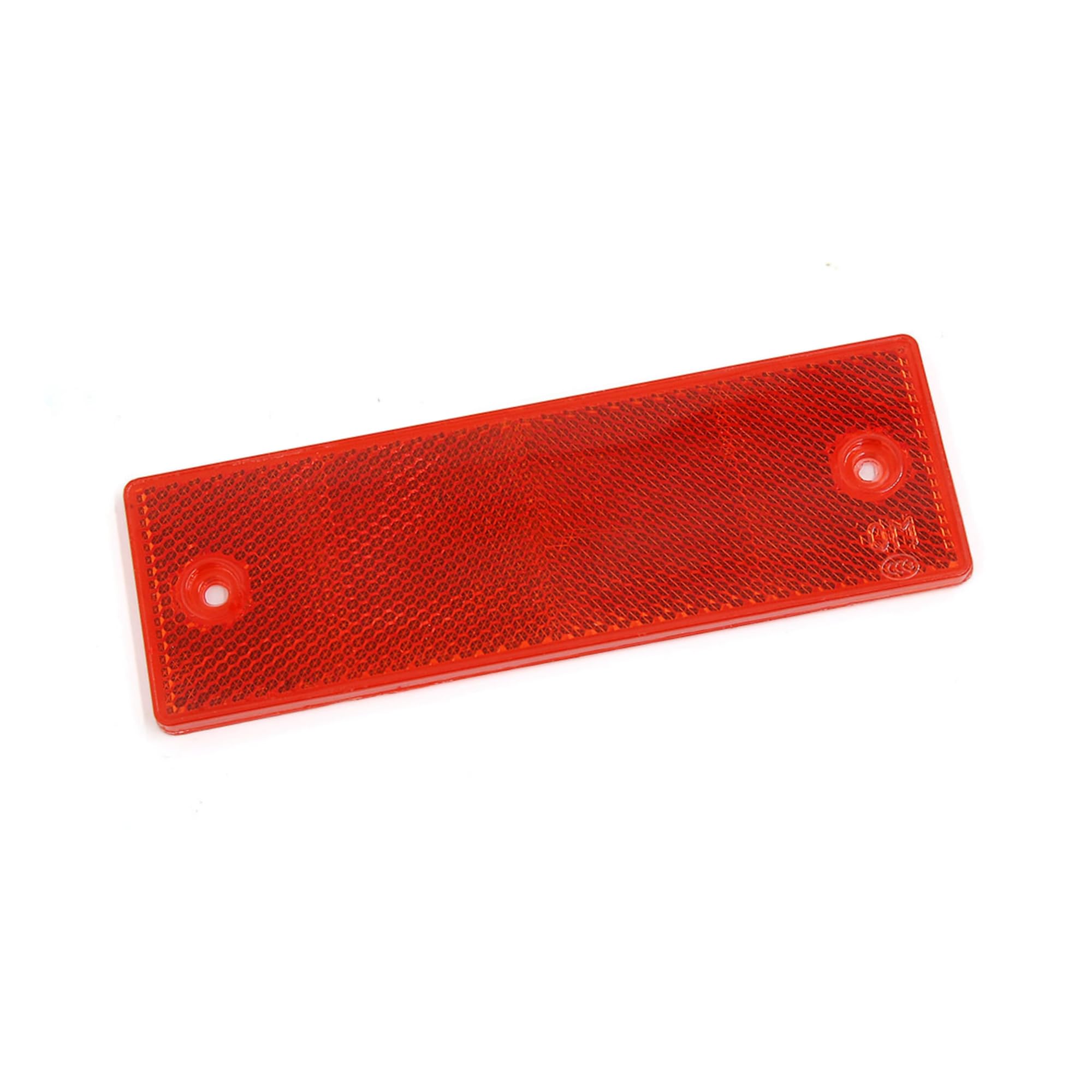 Red Rectangle Warning Reflective Plate Reflector for Car Truck with 2 Holes Auto Replacement Parts