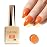 CANNI Jelly Orange Gel Nail Polish, 1Pcs Orange Brown Fall Gel Polish Translucent Color High Gloss Soak Off U V French Nail Manicure Salon DIY