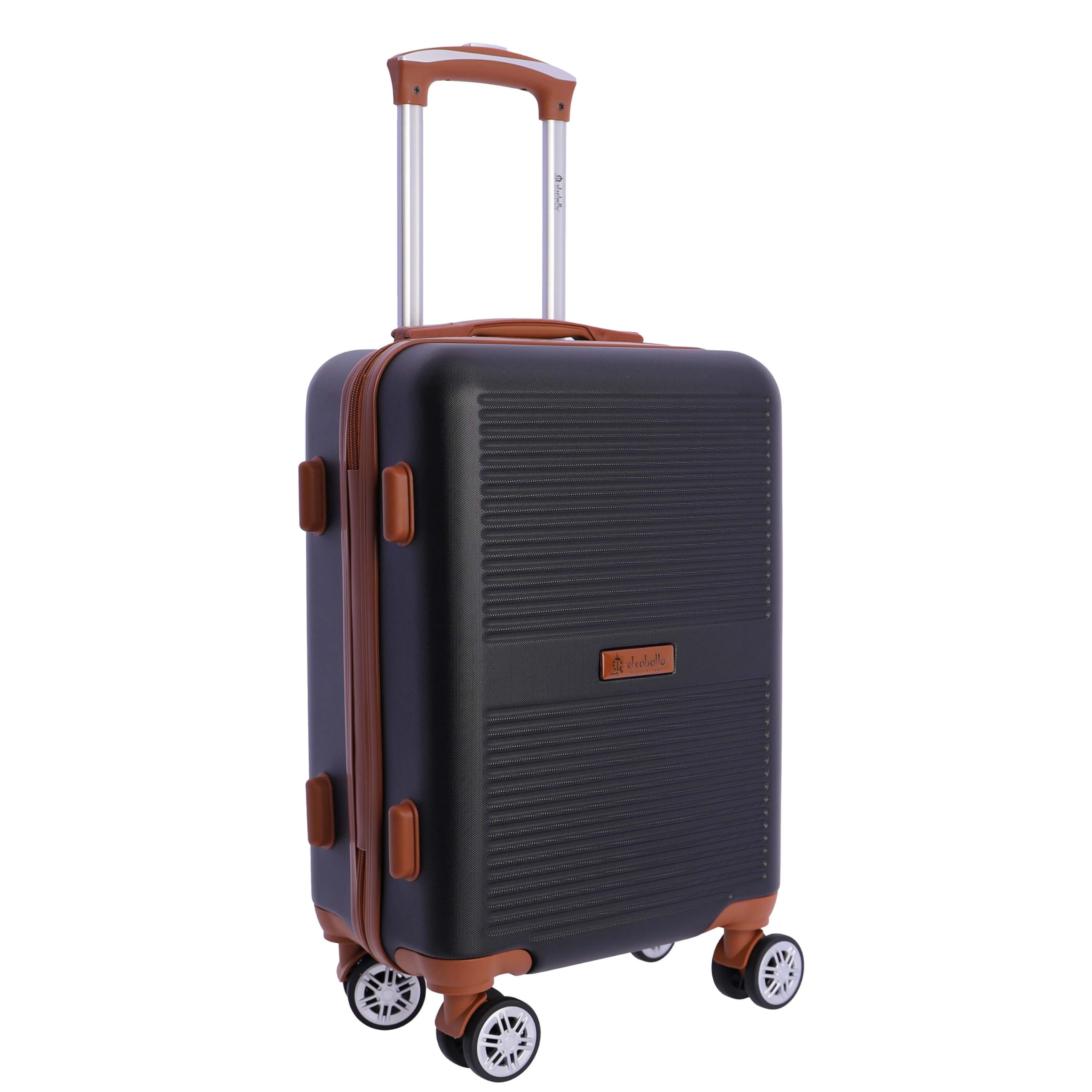 EL CABALLO - Maletas de Viaje Cabina - Maleta Cabina - Maletas de Viaje - Maleta de Cabina Resistente 52x35x20 Ryannair- Trolley Equipaje para Avion Resistente con 4 Ruedas de 360º y candado TSA