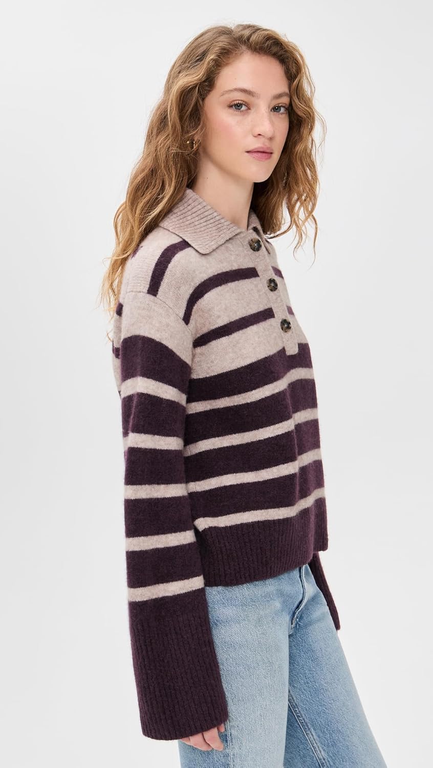 Madewell Women's CloudSoft Polo Sweater - Image 4