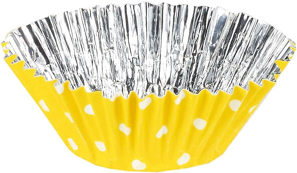 DELISH KITCHEN CX-29 Pearl Metal Aluminum Foil Madeleine Mold, 3.1 inches (8 cm), Pack of 15