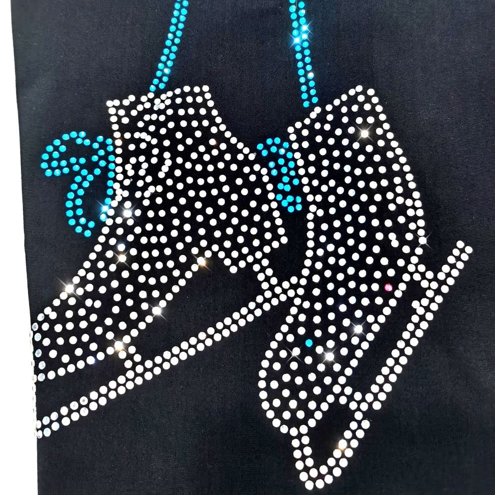 LIUHUO Pantaloni Pattinaggio su Ghiaccio Zebra Allenamento Pantaloni