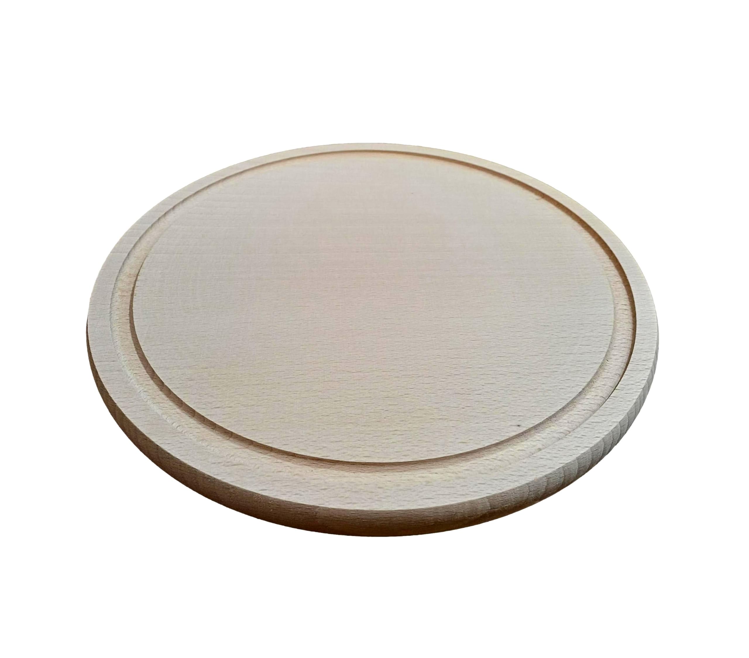 Rond glazen keukenplank, 30 cm Appel in water