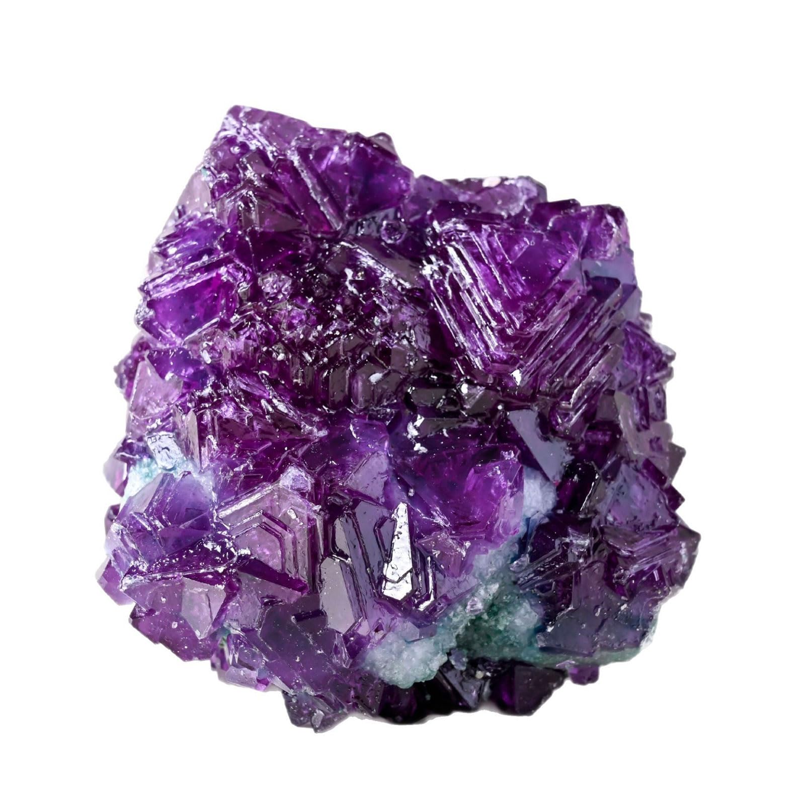 ITCLEYMDZV Aromatherapy Stone Purple Green Fluorite Crystal Cluster Raw Ornaments for and Home Decor,200~300g