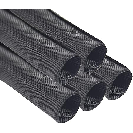 Black Braided Cable Management Sleeves Wire Loom Tubing Cord Protector Self-Wrapping (1/4"-18Feet)