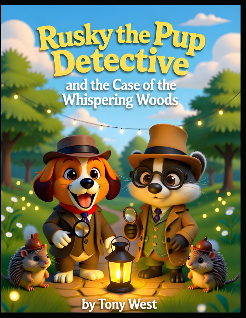 Rusky the Pup Detective and the Case of the Whispering Woods: Fear grows in the dark, but courage grows when we share our worries with friends. (Rusky the Pawsville Pup Detective)