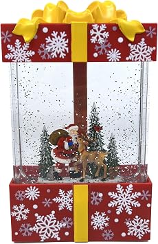 Noel Baba Y lba  Hediyesi I kl  ve M zikli Kar K resi Model No1