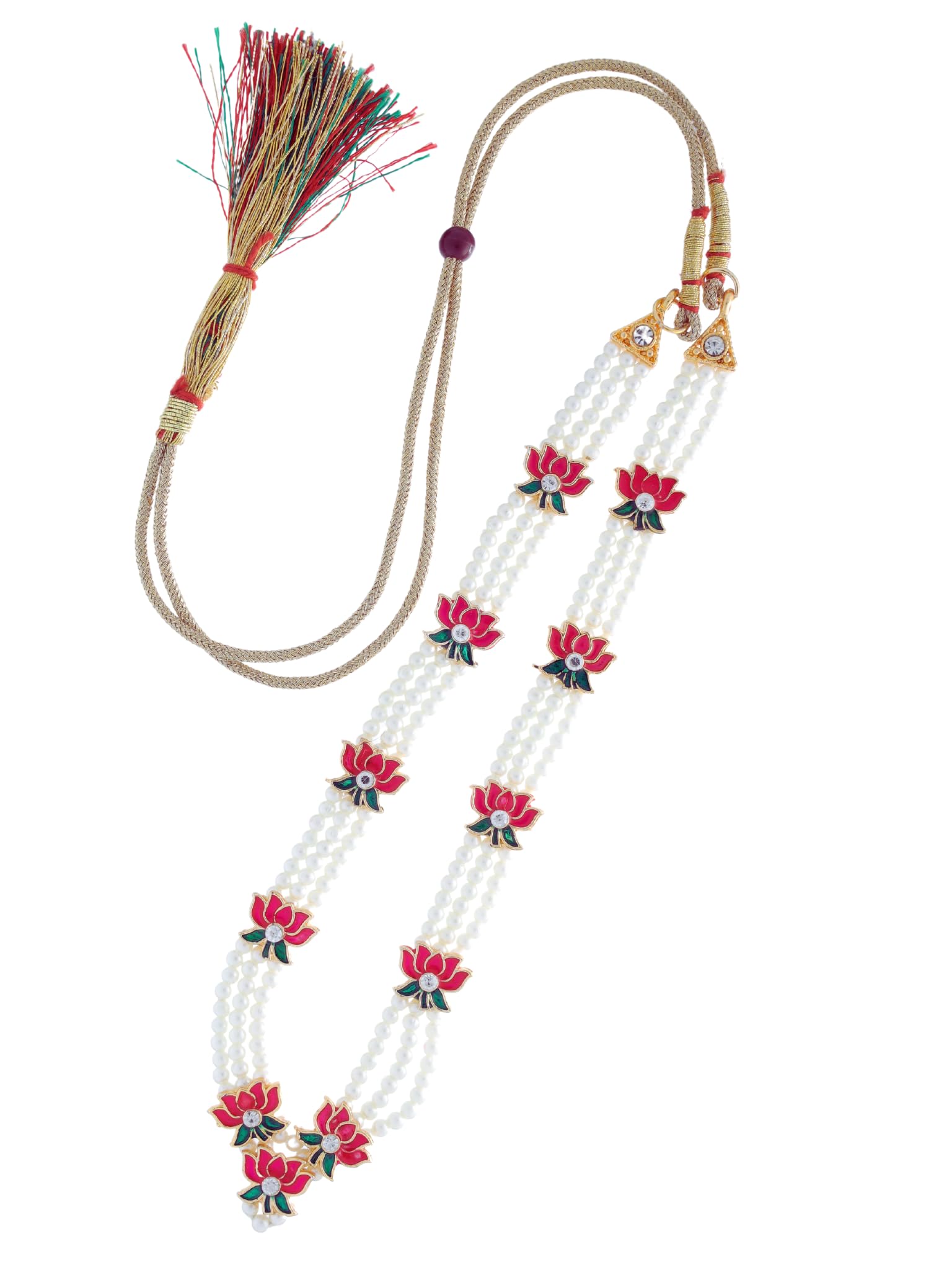 Krishnsakhi Pearl Big Kamal Haar Set Jewelry For Decoration Of Idol | Idol Height 15-20 Inches For Unisex_Adult (B0CPBZQHGX) Amazon Price History, Amazon Price Tracker