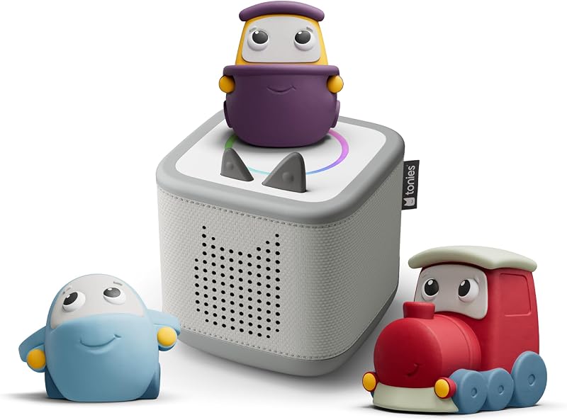 tonies Toniebox 2 Bundle Incl. My First Bauernhof Set, Meeresgrün, Audioplayer für Hörbücher, Lieder, Einschlafen und Tonieplay für Kinder