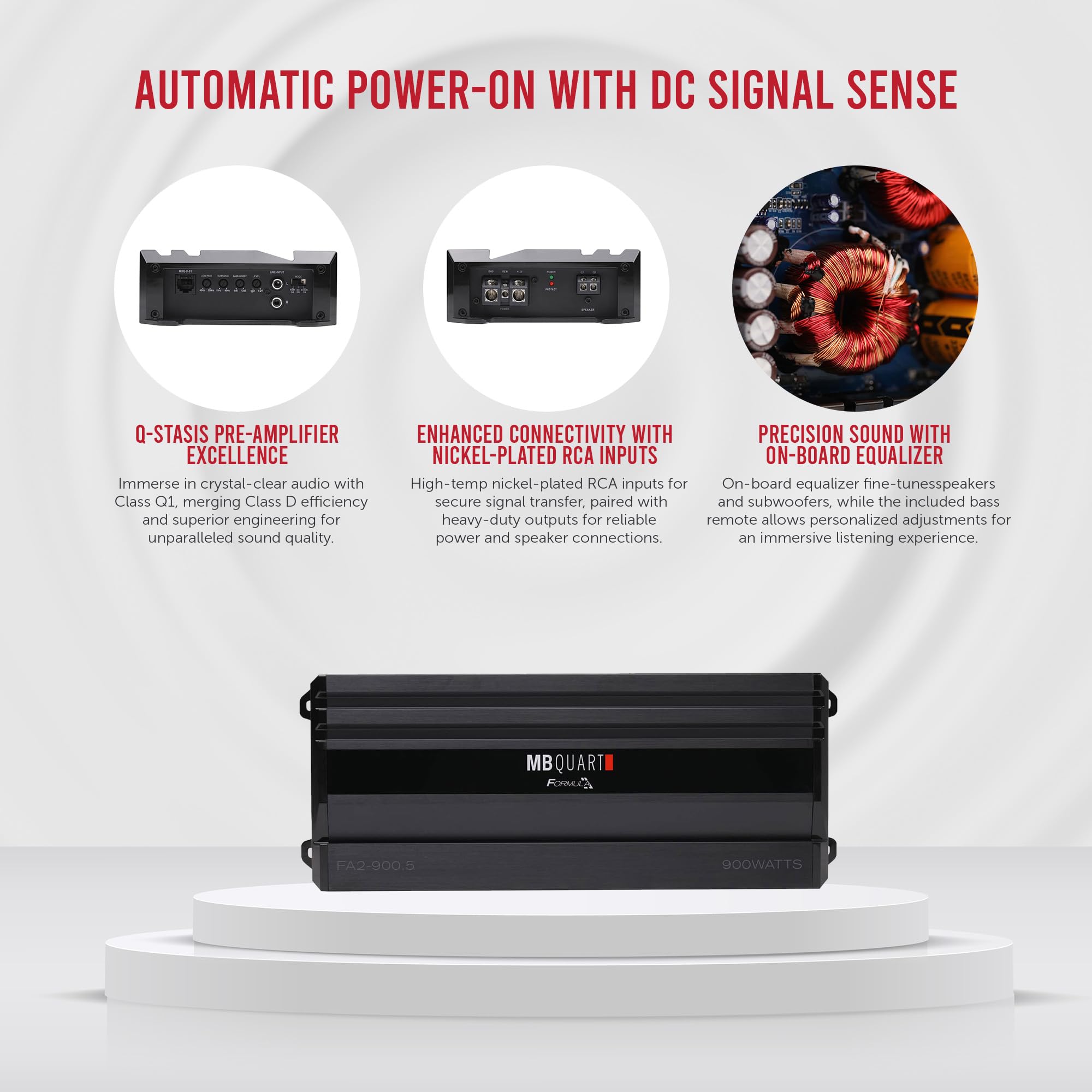 Amazon.co.jp: MB クォート フォーミュラ 900ワット 1オーム 安定 5
