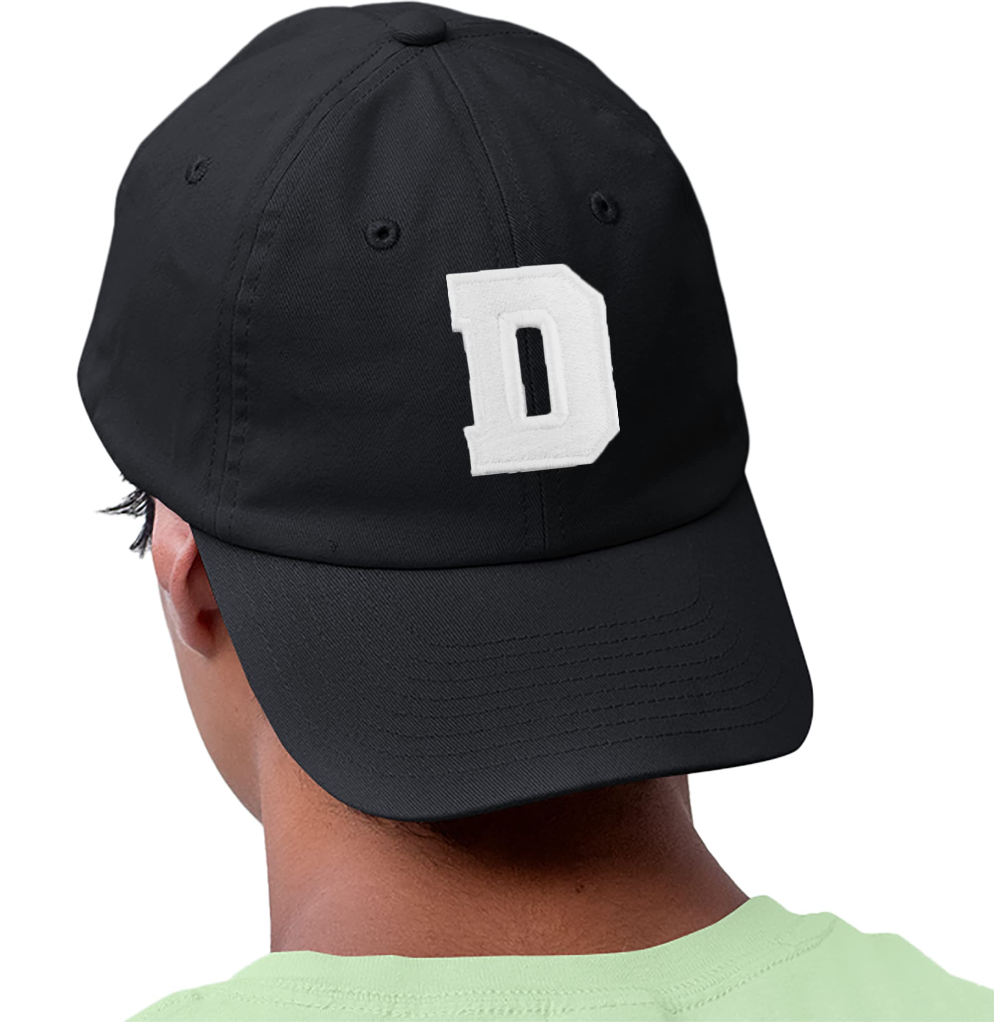 Mfaz Morefaz Ltd Boys D Morefaz New Girl Adjustable Baseball Cap Children School Caps Kids Hat Sport Alphabet A-Z (D) Mfaz Lt