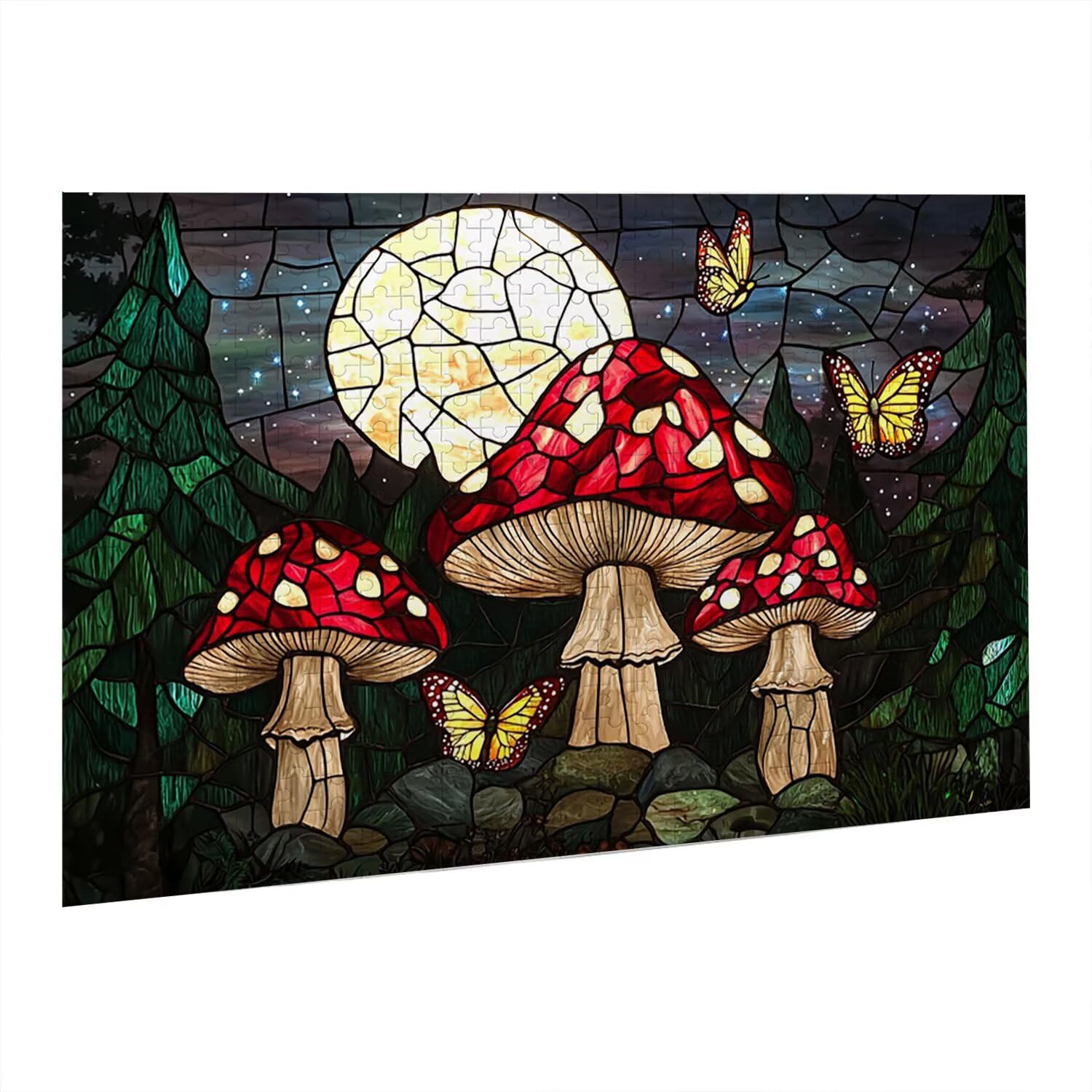 Jigsaw Puzzle, 5000 Pezzi Puzzle Classici, Foresta Puzzle Rilassamento Intelligence, Mpossibile Difficile Puzzle Impegnativo per Adulti Puzzle Gioco Familiare, Regalo per Amore Amico Fungo fr0-415