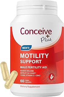 Conceive Plus Mens Motility Support - Supplement for Sperm Motility, Health & Count, Semen Volumizer – Male Multivitamin w...
