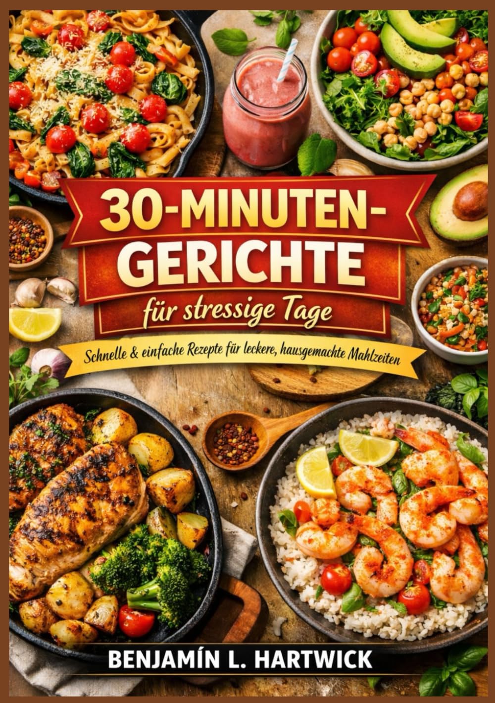 30-Minuten-Gerichte für stressige Tage: Praktische Rezepte mit echten Zutaten und klaren Schritt-für-Schritt-Anleitungen für schnelles und ... L. Hartwicks Reihe „Kulinarische Grundlagen“)
