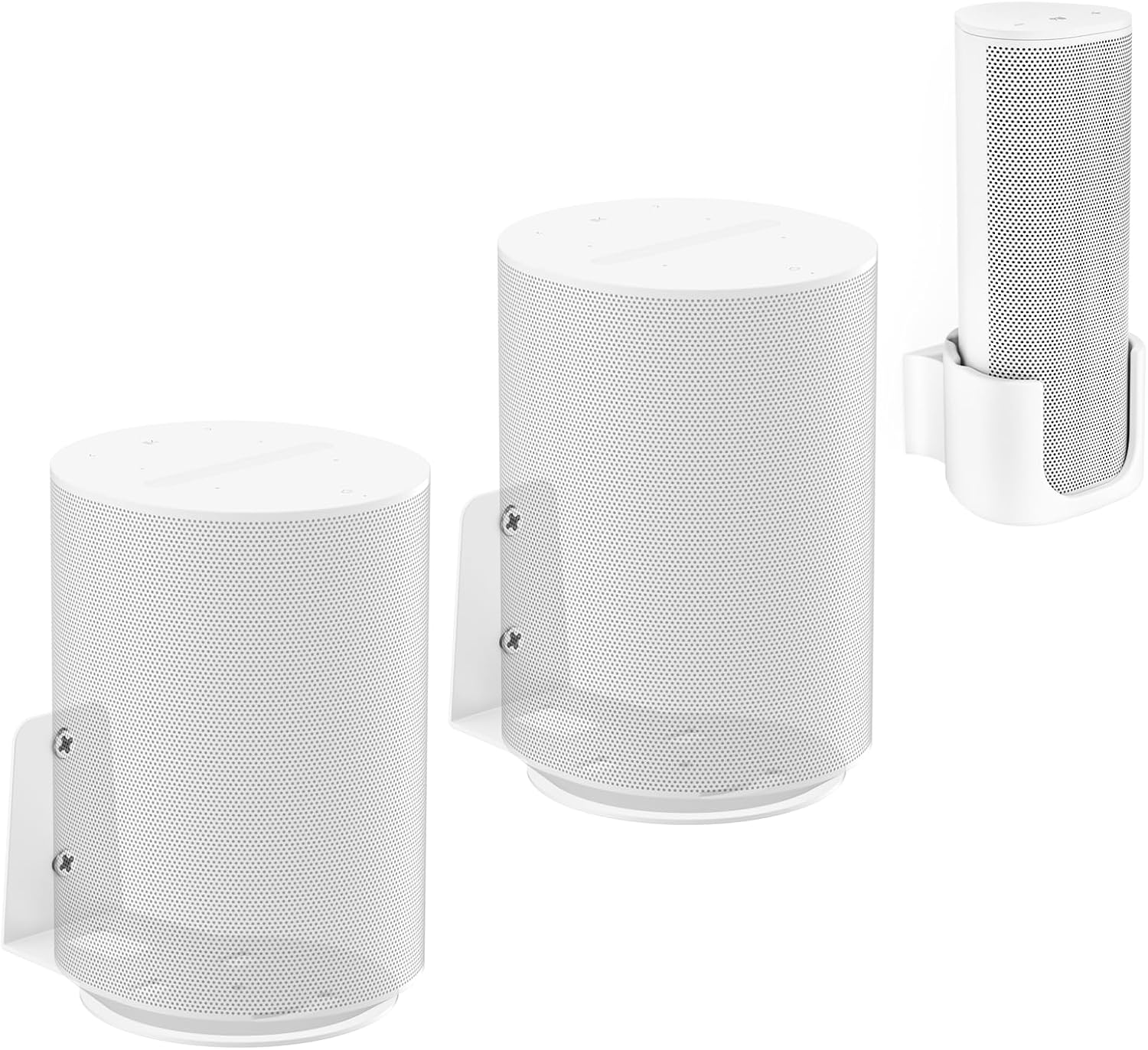 Speaker Wall Mount for Sonos Roam 2 and Sonos Era 100 Wall Mount White