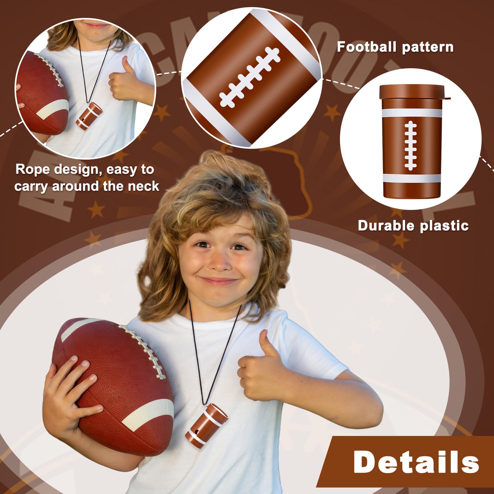 Mini Air Horns - 24 Pack For Parties & Games | Loud 3" Noisemakers With Lanyards - Red