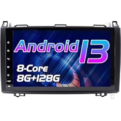 Pantalla Mercedes Vito W639 Ponskoy Radio de Coche Pantalla Android Radio para Mercedes Benz W169 W245 B160 B170 B180 B200 W639 Vito Viano W906 Sprinter, Radio de Coche de 7" CarPlay Android Auto Radio con WiFi SWC BT, 8+128GB