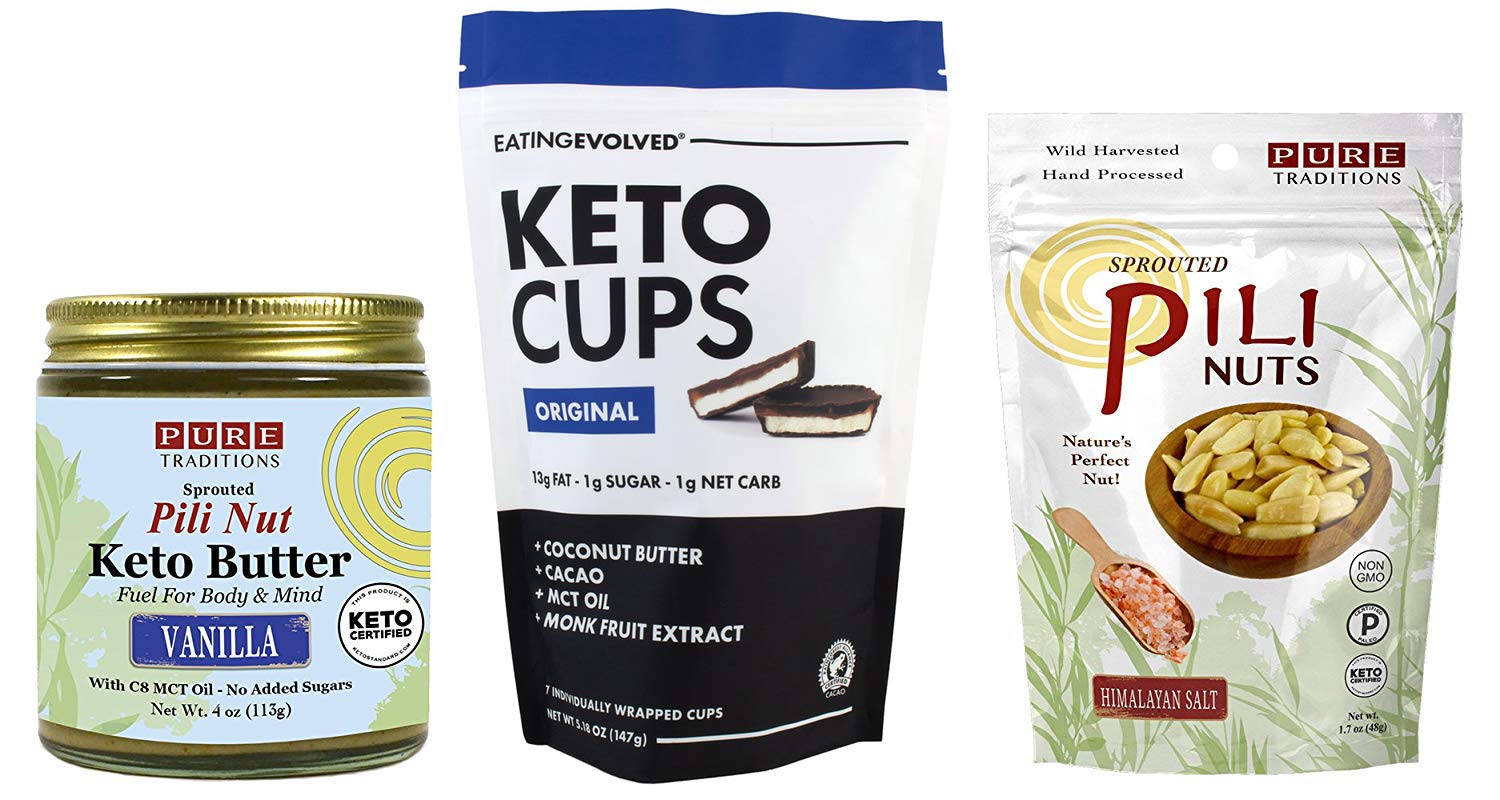 Eating Evolved Original Keto Cups (7 Cups), Pili Nut Keto