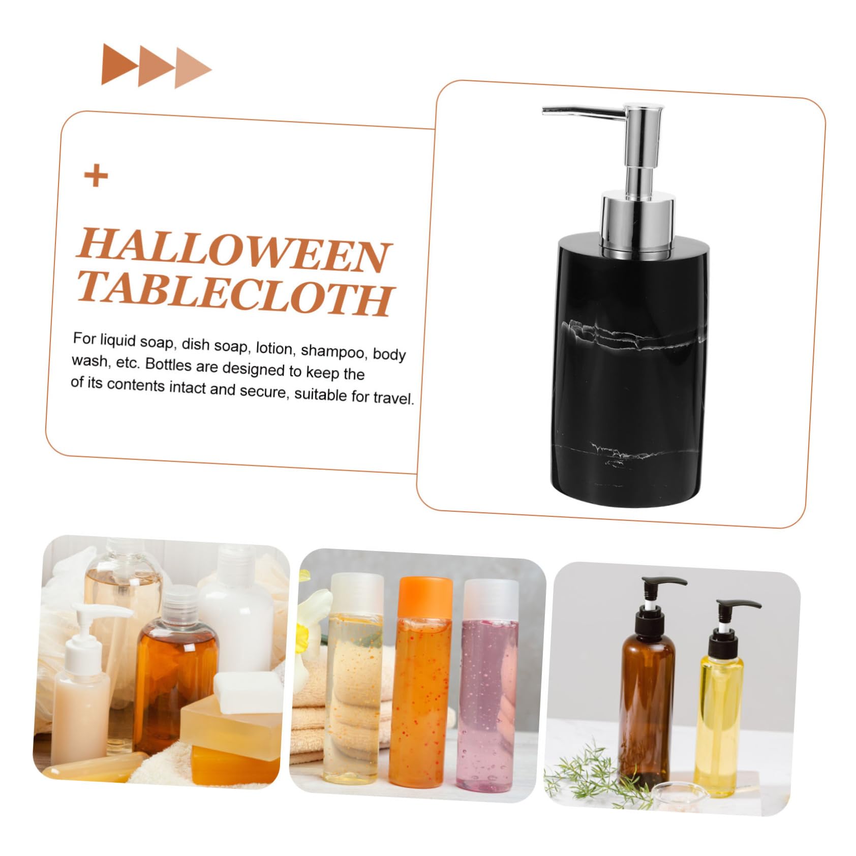 Garneck 4 Dispenser Di Sapone Liquido Con Motivo Marmorizzato Dispenser Di Sapone Liquido Ricaricabile Accessorio Da Bagno Per Cucina E Bagno