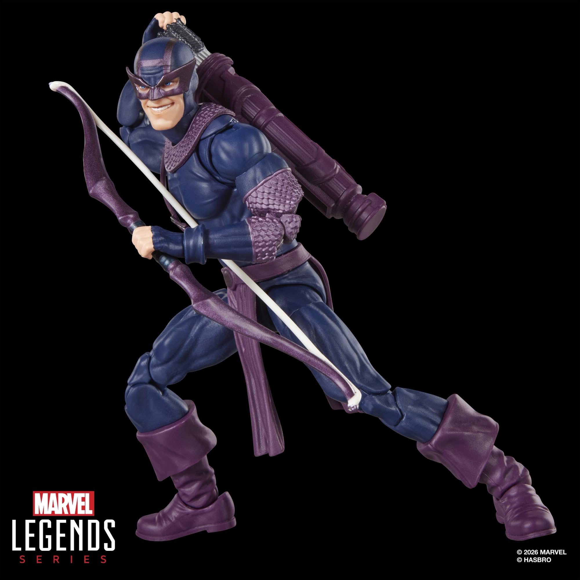 Marvel Legends Series, Dark Avengers Hawkeye, Figura de acción Coleccionable a Escala de 15 cm Inspirada en los cómics de los Vengadores Oscuros