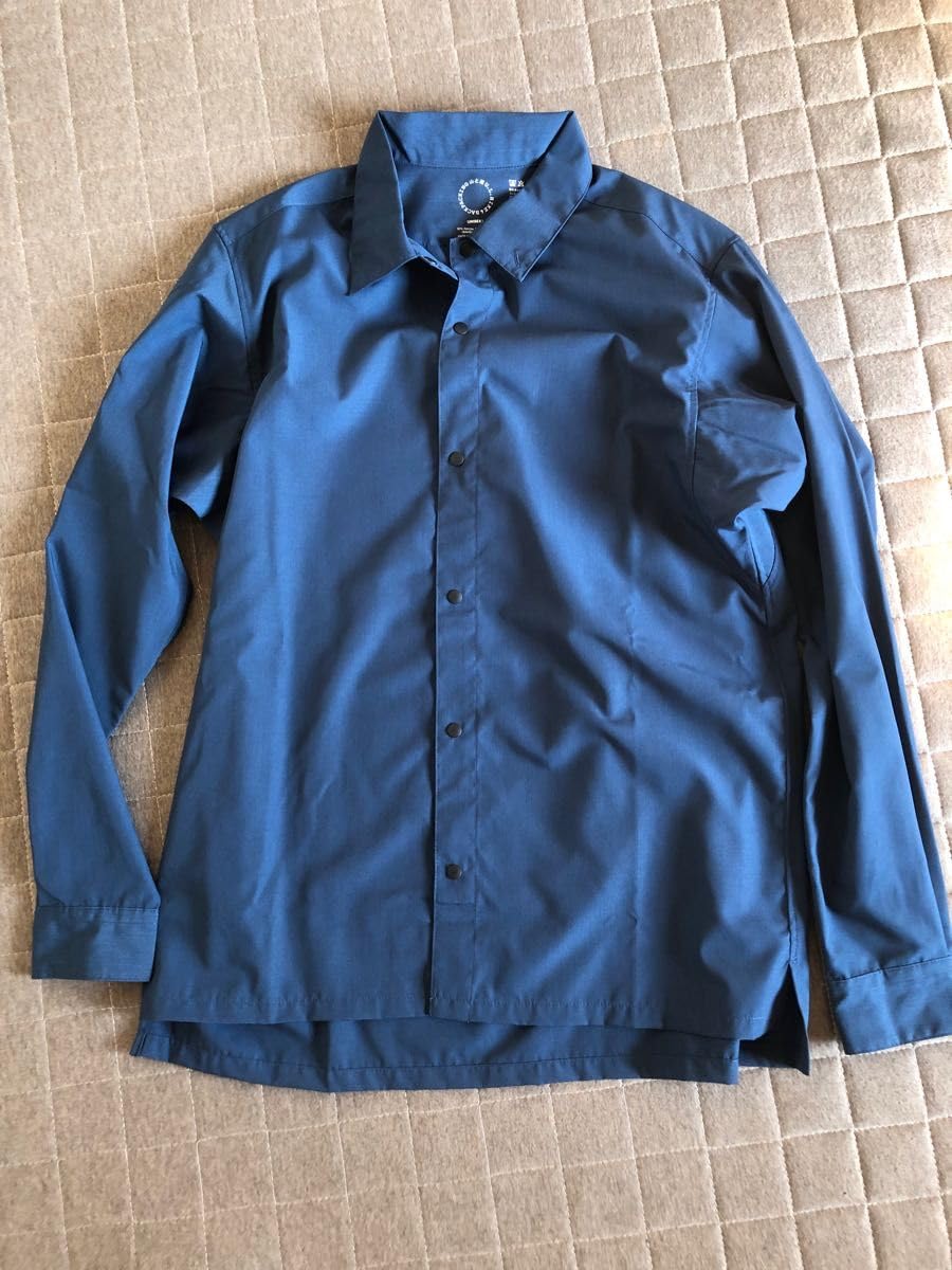 山と道bamboo shirt(color : indigo)