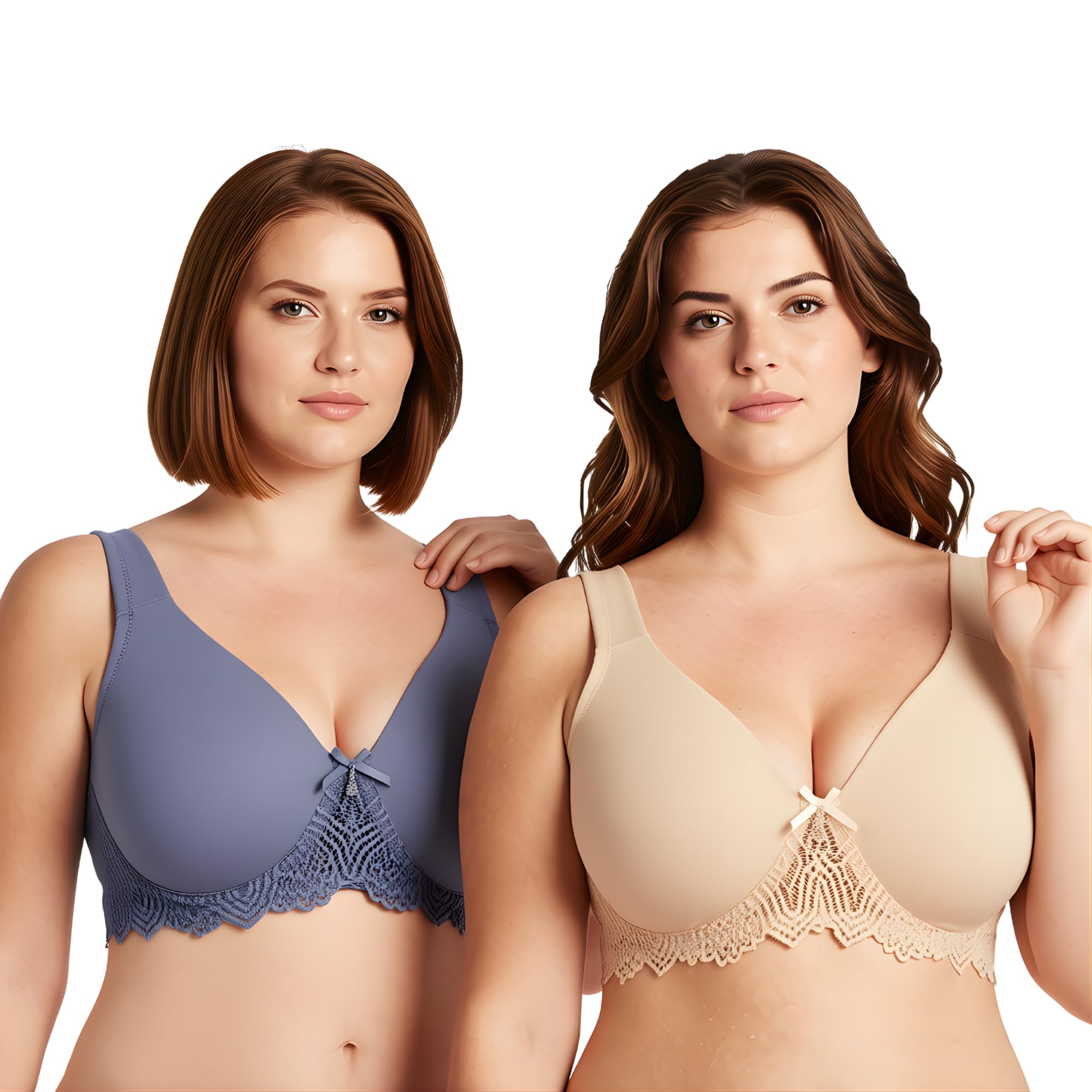 Curve Muse Sin Forro Aros Cordón Sostén con Acolchado Hombro Correas | Tirantes Acolchados, Acolchado, Nailon, Elastano, Elástico