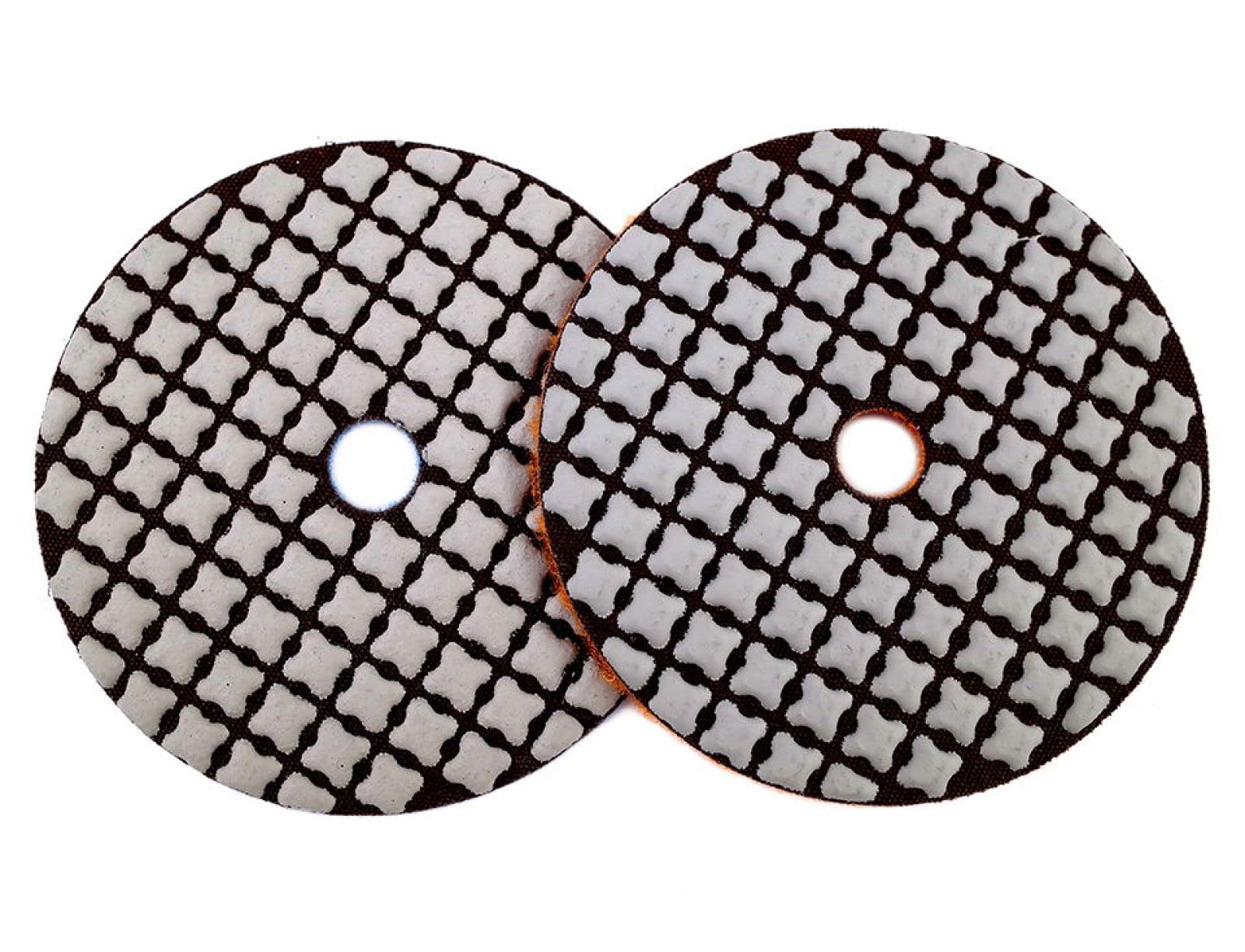 Almohadillas De Pulido En Seco De 7 Uds. De 100mm, Almohadillas De Pulido De Diamante De Tipo Afilado De 4 Pulgadas Para Disco De Lijado De Mármol Y Granito Para Piedra ZL30,Granos 3000