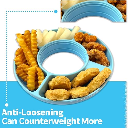 Miniatura 5 de BELL BEAR Tazón para aperitivos Stanley de 40 onzas con asa, bandeja de aperitivos compatible con Stanley Cup de 40 onzas con asa, anillo