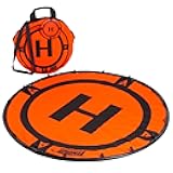3 Foot Weighted UAV Drone Landing Pad - fits Matrice 4E, Mini 4 Pro, mini 3 pro, mavic, spark - Durable, No Stakes Required, collapses to 1/3 of deployed size