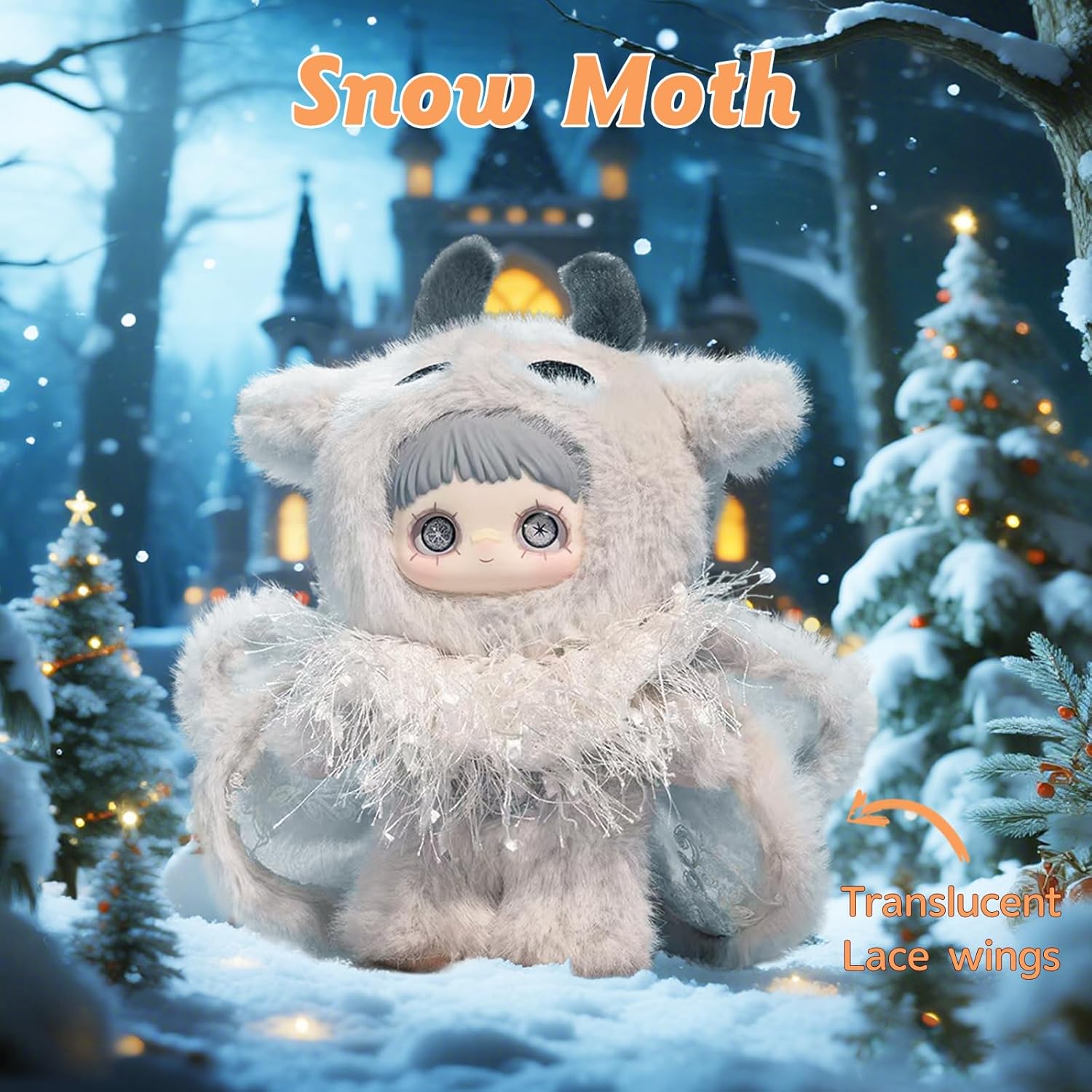 Plush Blind Box,Maymei Christmas Weirdness Series Stuffed Blind Box Doll 1PC,Unique Designs Keychain & Bag Charm,Cute Anime Vinyl Plushies Collectible for Winter (Random 1PC)