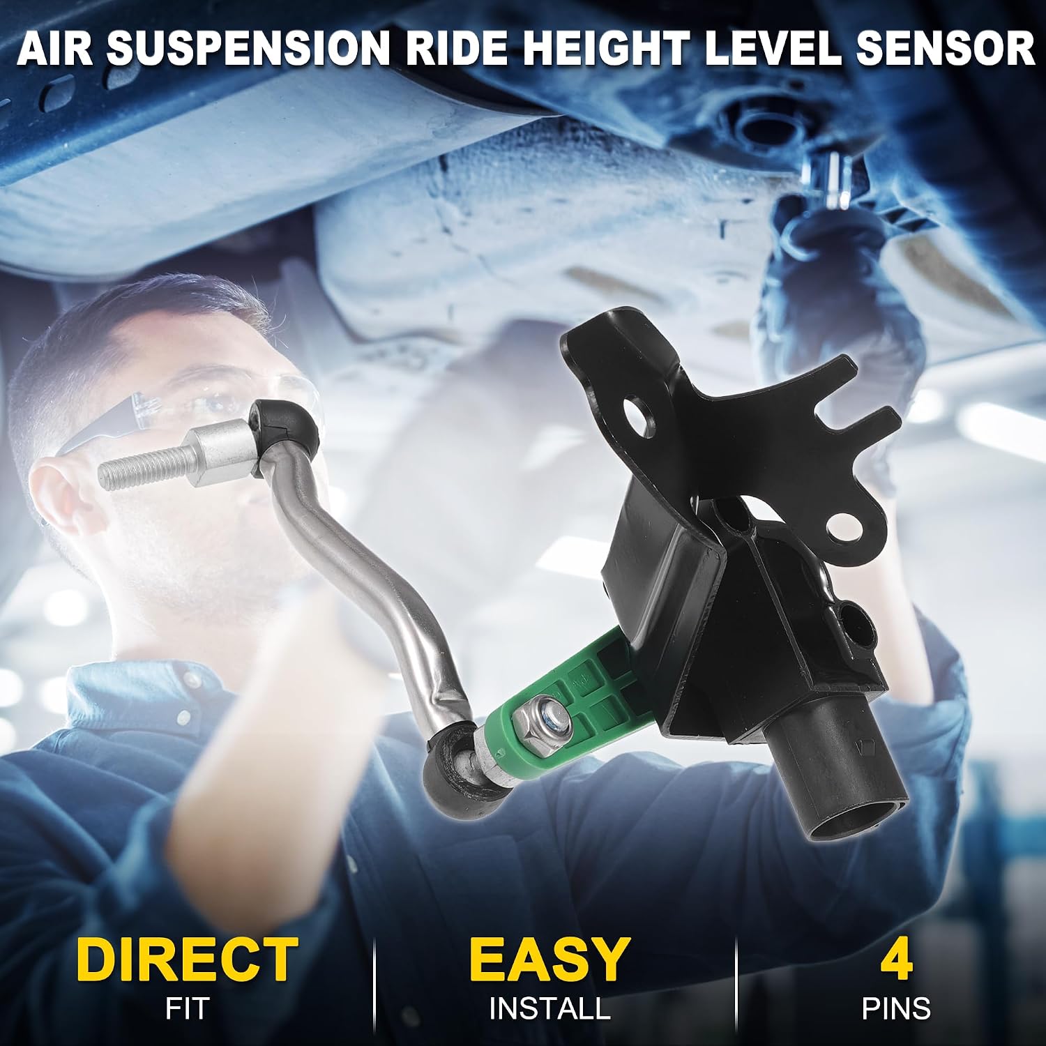 Air Suspension Ride Height Level Sensor for Audi A4 2009-2016 No.8K0941285N/8K0941285H | Front Left Height Level Sensor 1 Pc