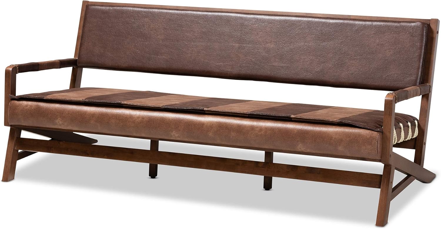 Baxton Studio Sofas, Brown/Walnut Amazon.ca Home
