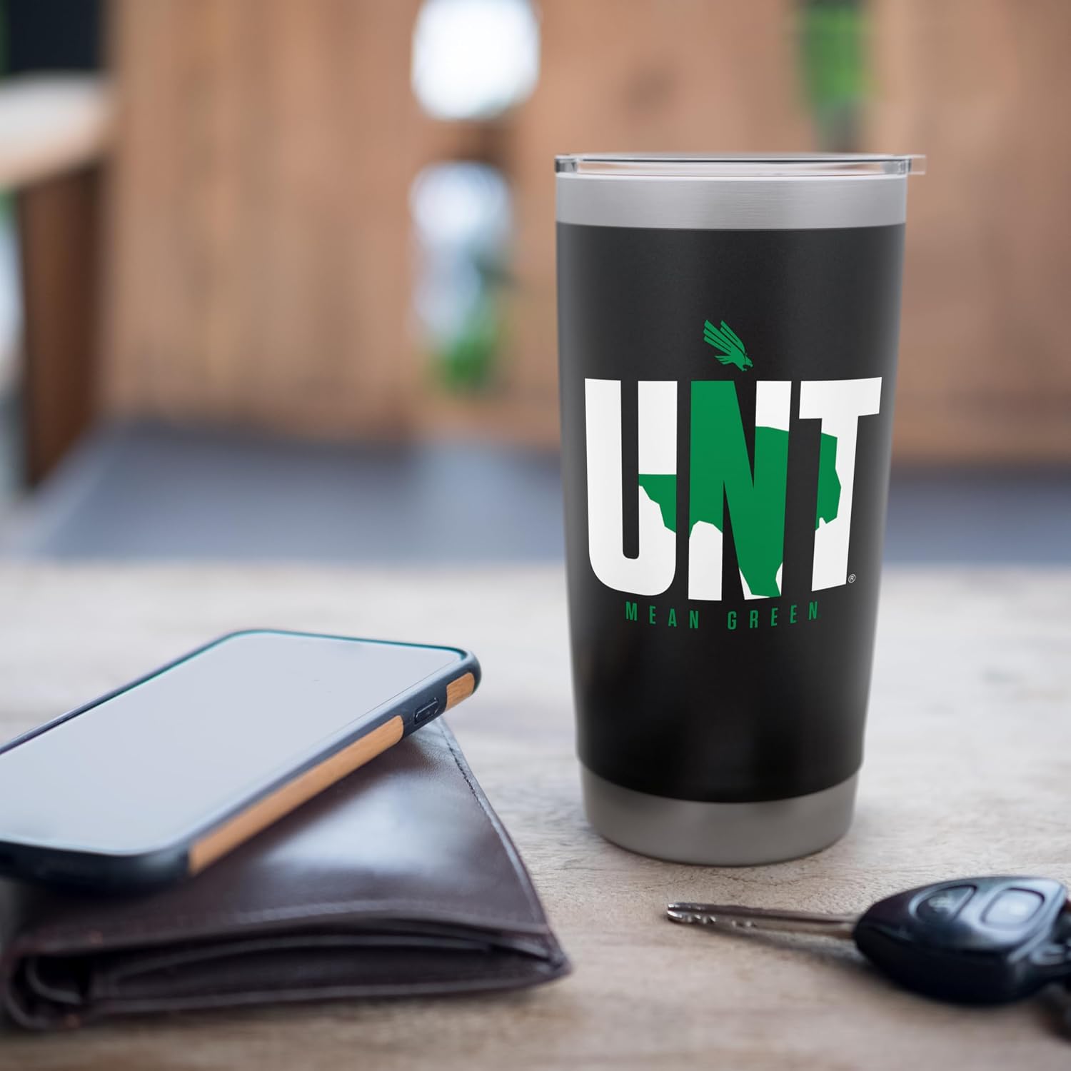 North Texas Mean Green | NCAA University of Merch | 18NTPRD Stainless Steel Insulated Tumbler