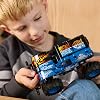 LEGO Technic Monster Jam Grave Digger Ateş ve Buz 42219 – 7 Yaş ve Üzeri Kız ve Erkek Çocuklar için Gerçekçi Detaylar İçeren Çek Bırak Kamyon Oyuncak Yapım Seti, Yaratıcı Hediye Fikri (263 Parça)