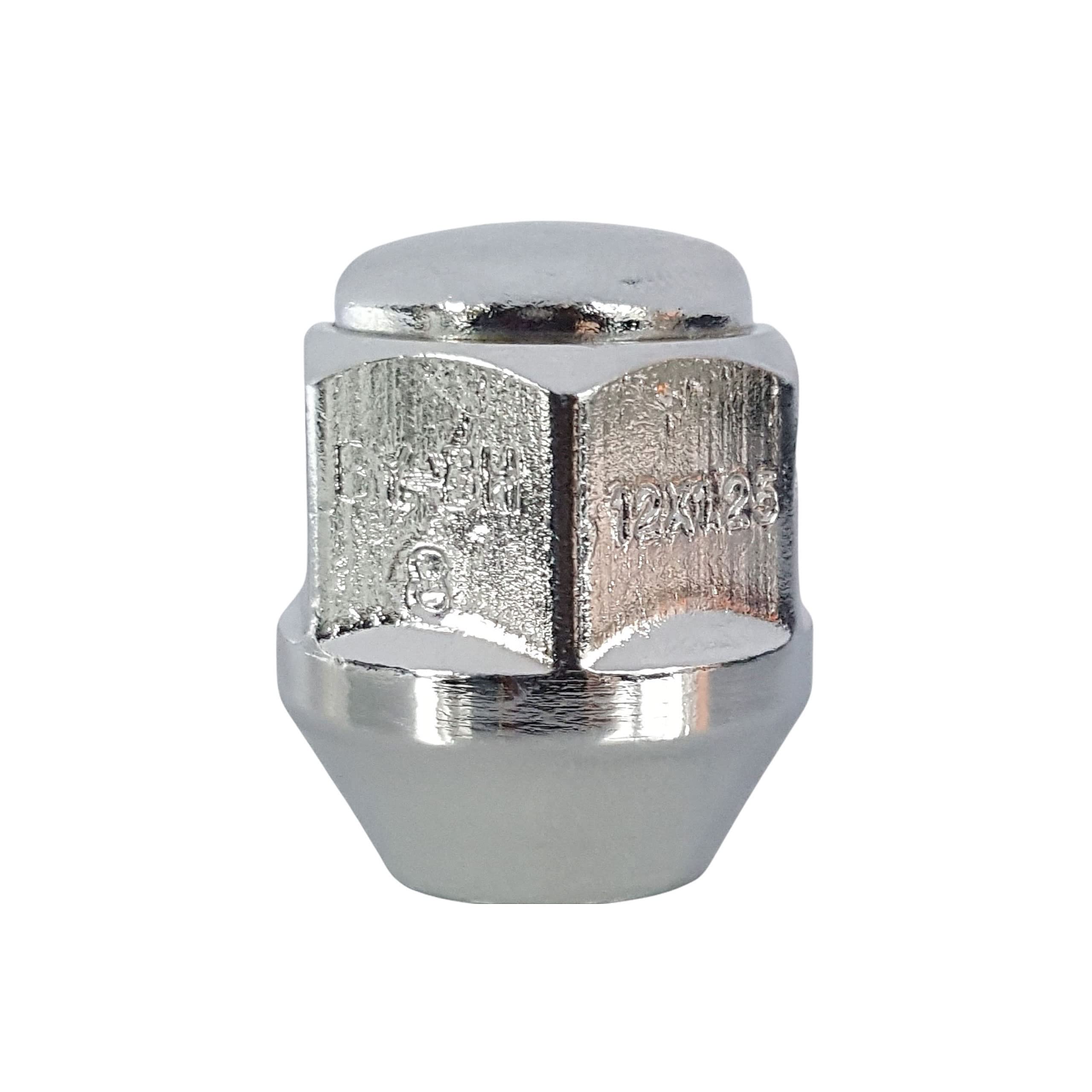 Lot de 20 écrous de roue coniques fermés M12 x 1,25 H 25 mm HEX19 SU LA