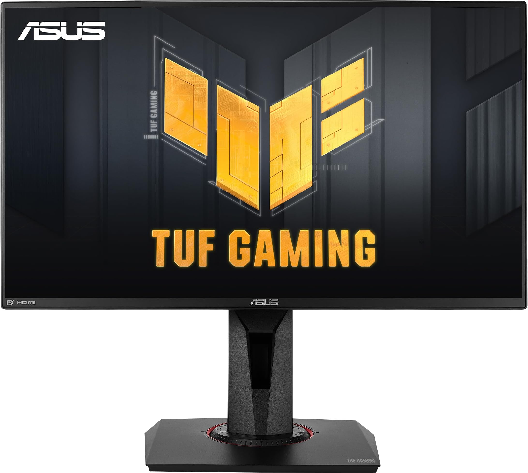 ASUS TUF Gaming VG259QR 24.5" Gaming Monitor, 1080P Full HD, 165Hz Supports 144Hz, 1ms, Extreme Low Motion Blur, G SYNC Compatible ready,Eye Care,DisplayPort HDMI,Shadow Boost,Height Adjustable, Black