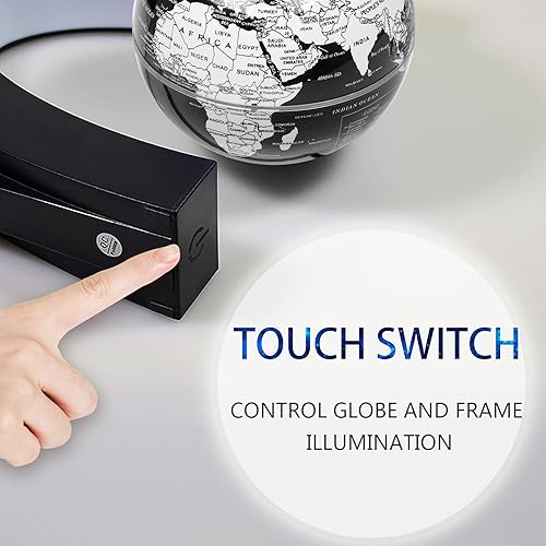 Miniatura 7 de Levitación magnética flotante giratoria globo mundial para niños con lámpara de color e interruptor táctil para hombres jefe fresco hogar  oficina