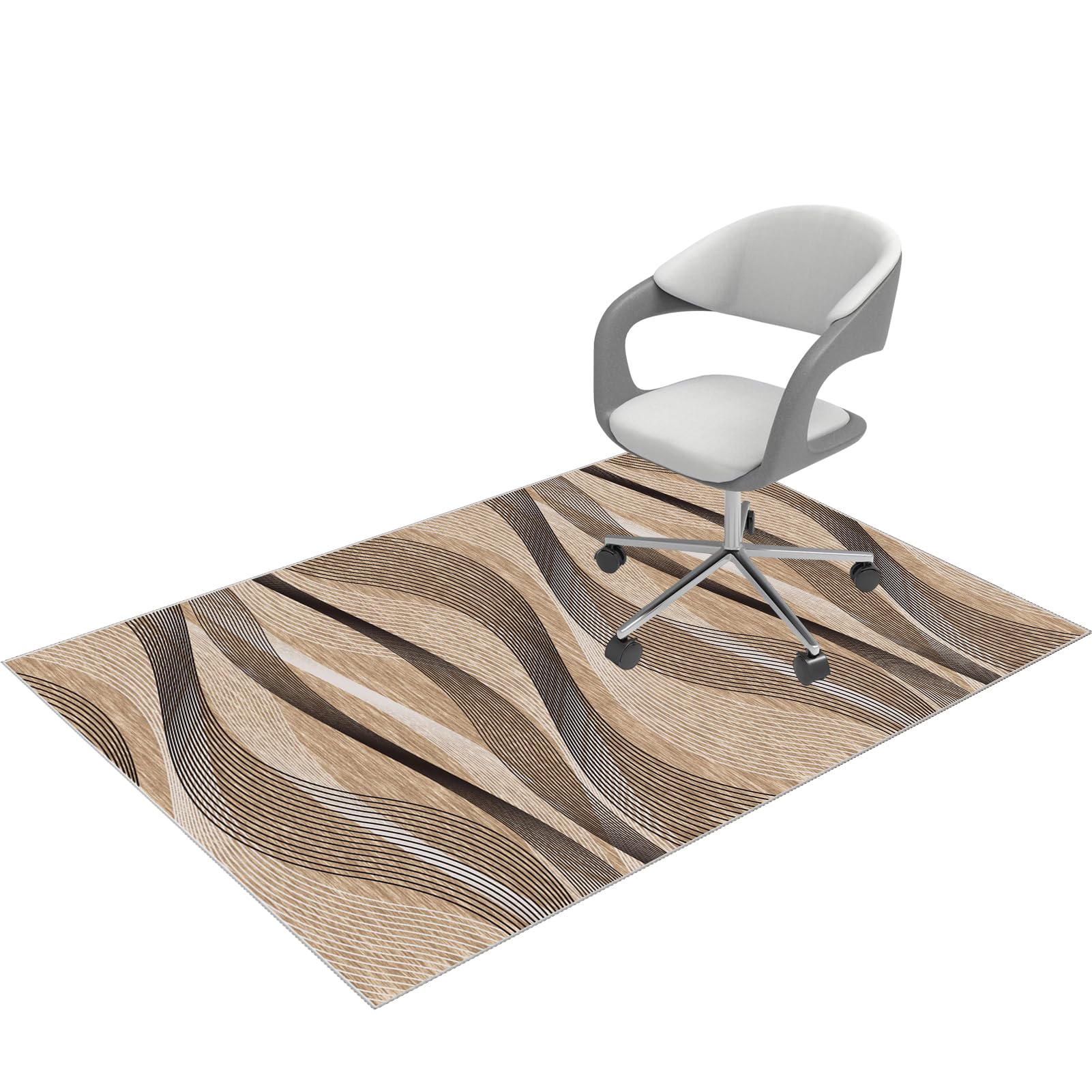 Laegnfho 80 x 120 cm Office Chair Mat for Hardwood Floor Desk Chair Mats Chair Mats for Carpet Protector Non-slip Gaming Chair Mat Office Home Floor Protector Mat for Office, Gamers, Computer, Desk