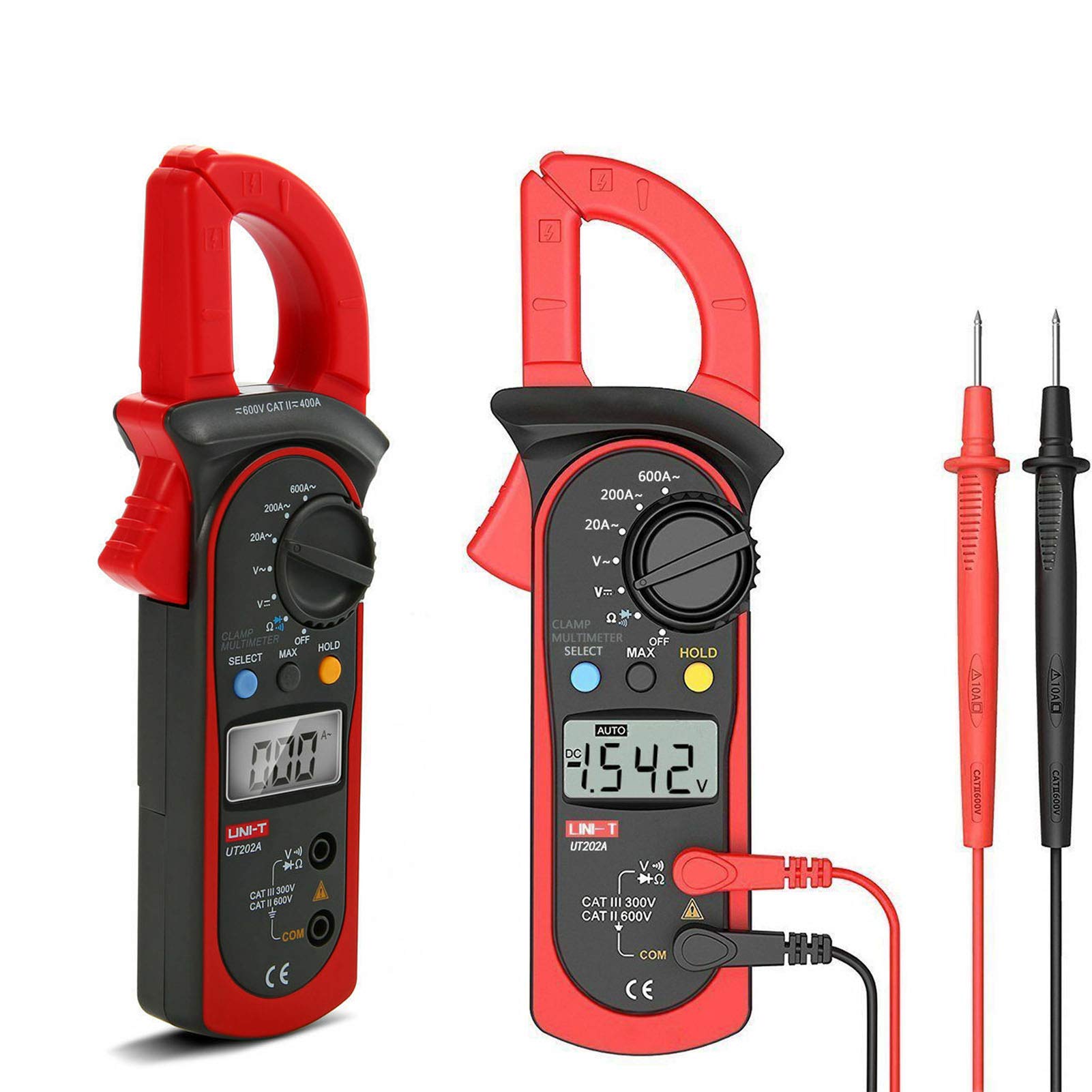 UNI-T UT202A AC/DC Voltage AC Current LCD Digital Multimeter Handheld Clamp Meter (B072XFB8V9) Amazon Price History, Amazon Price Tracker