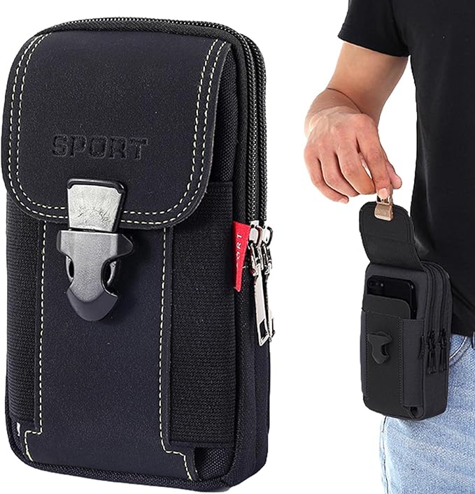 Handy Gürteltasche Herren - Wasserdicht Sport Tasche - Multifunktional