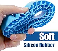 Vista 3 de INJORA Espuma de inserciones de goma de silicona para neumáticos de 4.173-4.252 in 1.9" (azul)