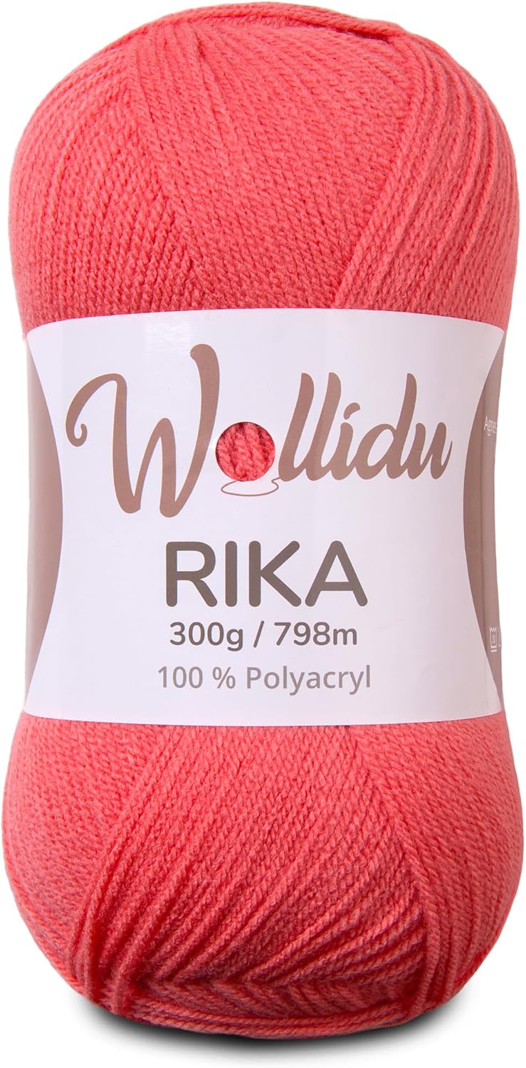 Wollidu Strickgarn 50g - 51% Polyacryl 49% Baumwolle Oeko-Tex Zertifiziert