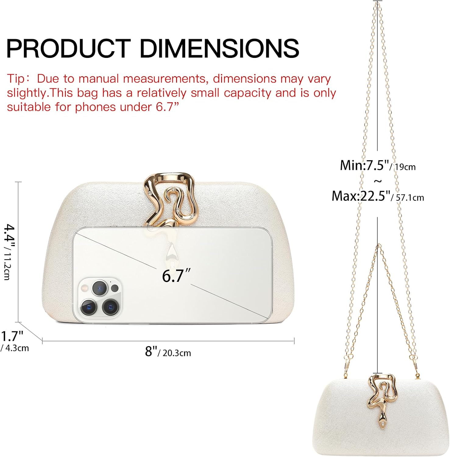 Evening Clutch Purses for Women Satin Pleated Top Handle Clutch Handbag Elegant Crossbody Purse for Wedding, Party - Image 4