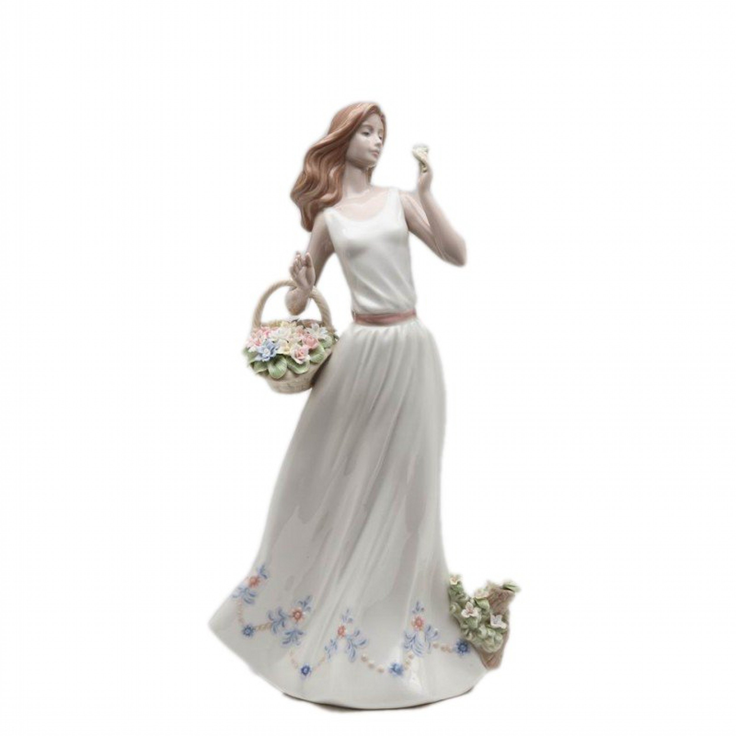 Cosmos 10402 Breezy Spring Time Lady Ceramic Figurine, 12-3/4-Inch