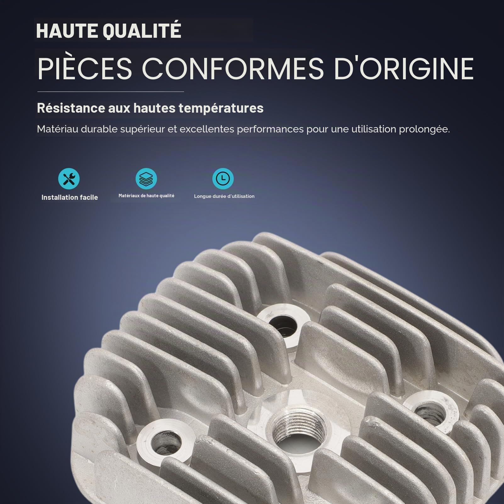 Kit Cylindre Piston Segment Groupe Thermique Pour Minarelli 70CC KT00088