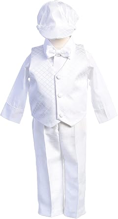 Made in USA - Baptism Outfits for Boys, Baby Boy Christening Outfit, Baptismal Vest - Ropa de Bautizo para Nino Bebe