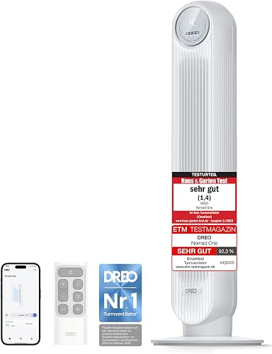 Dreo Smart 20 dB Turmventilator (10 m Wurfweite)